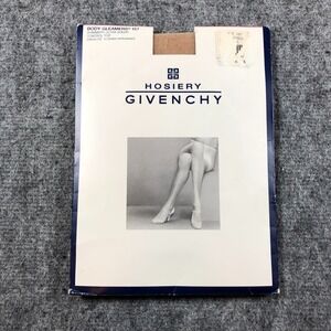 GIVENCHY‎ Body Gleamers Shimmery Control Top Pantyhose Gold 157 Size A New